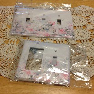 Pretty floral light switch bundle for home decor